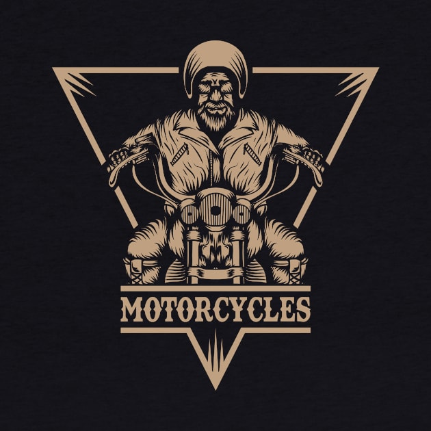 Grandpa Motorcycle Biker: Cooler Than You Think by Wear Your Story